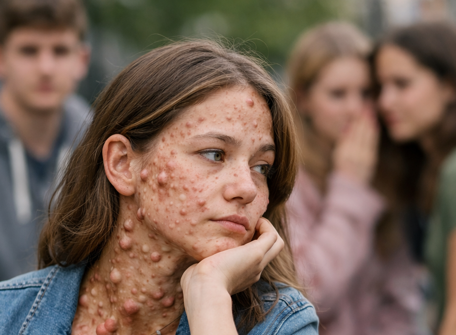 Neurofibromatose et image de soi : apprendre à vivre avec le regard des autres