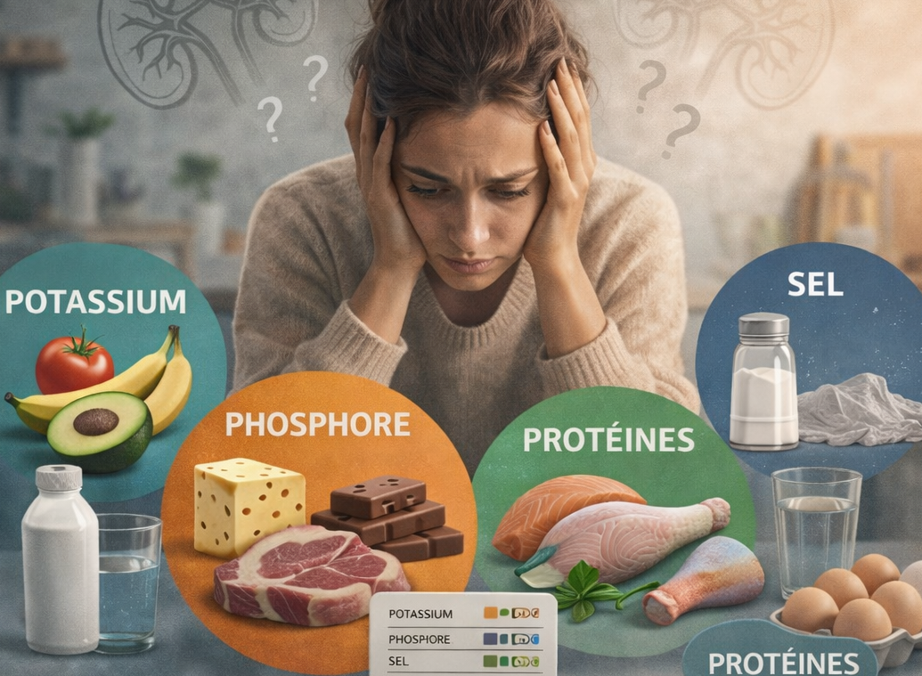 Maladie rénale chronique : quand l’alimentation devient un casse-tête
