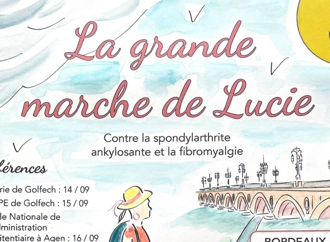 Fibromyalgie et spondylarthrite : Lucie Bonnay marche pour rendre visibles les douleurs invisibles